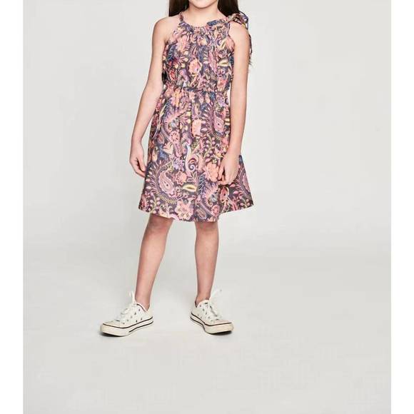 NEW MUNSTERKIDS good times elkie paisley dress in multi color - Picture 1 of 4